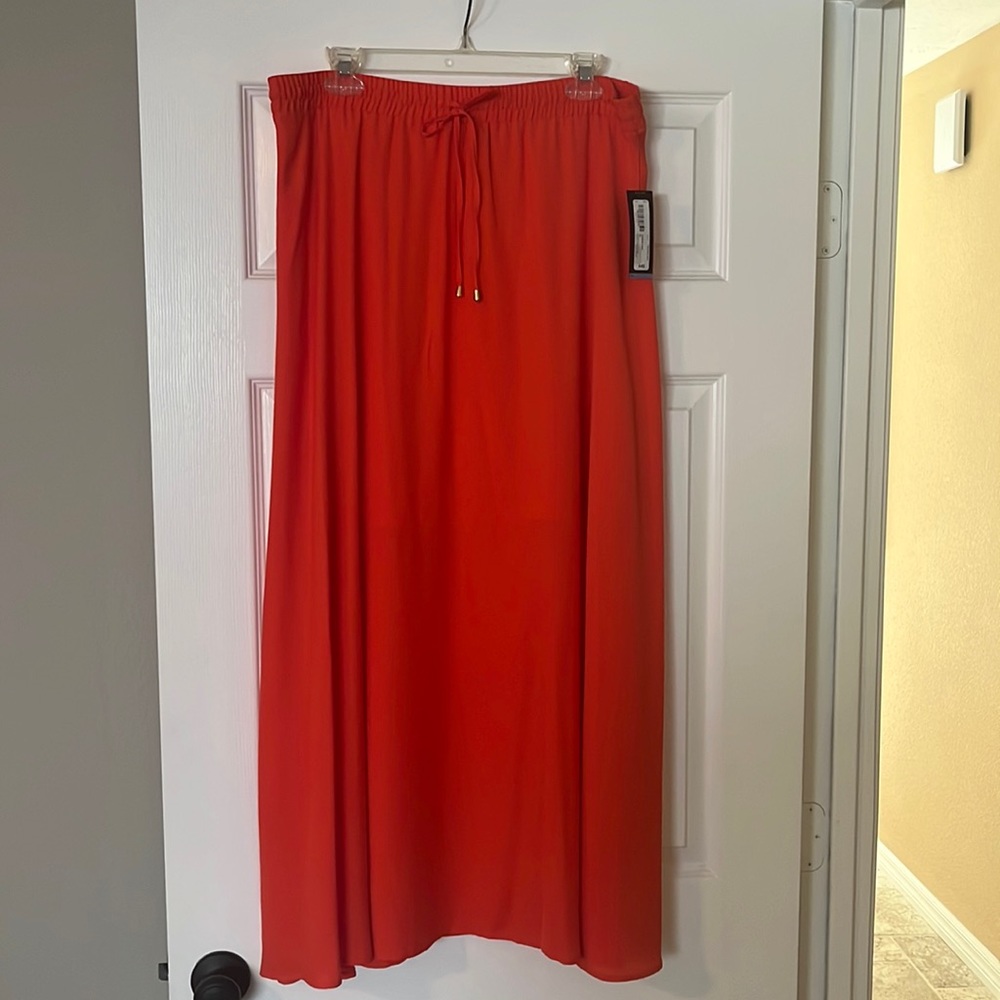 Orange skirt by Worthington